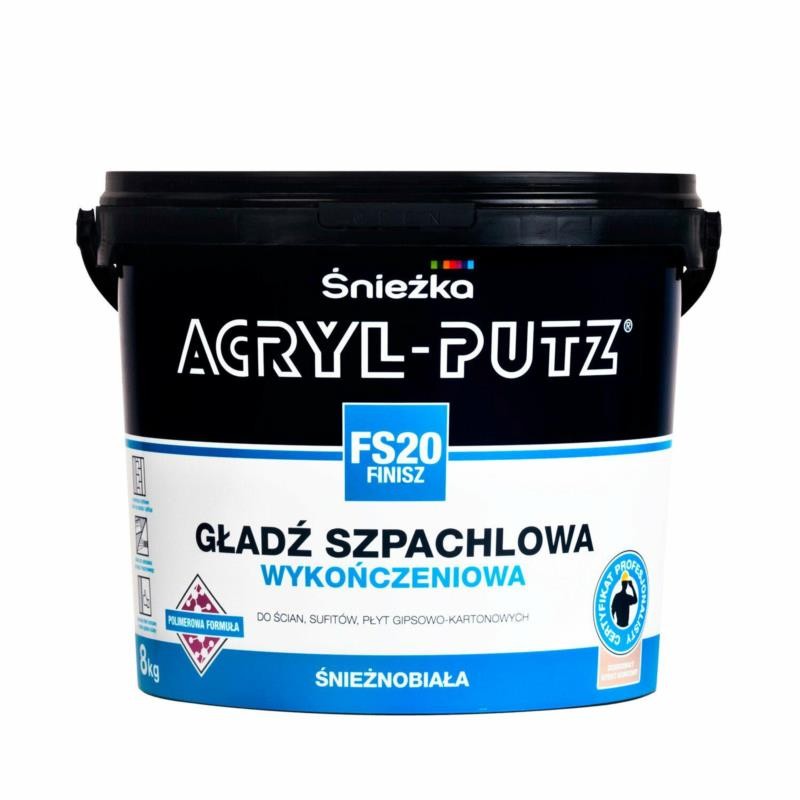 MASA SZPACH ACRYL PUTZ 8KG FINISZ PS20