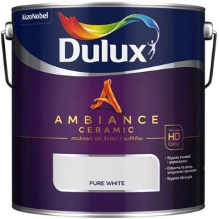 Farba Dulux Ambience Ceramic Pure White  2,5L