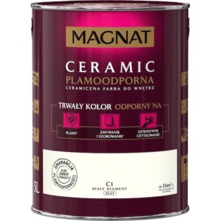 Farba Ceramiczna Magnat Ceramic Biały  Diament 5L C1