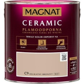 Farba Ceramiczna do Ścian Ceramic C9 Delikatny Bronzyt 2,5L Magnat