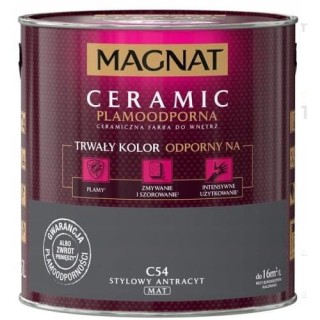 Farba Ceramiczna Magnat Ceramic Stalowy  Antracyt 2,5L C54