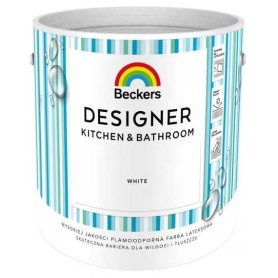 Farba Beckers Designer Kitchen & Bathroom White 2,5L Lateksowa