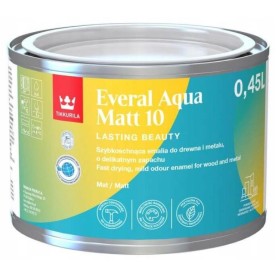 FARBA EVERAL 10 AQUA MATT BAZA A 0,45L TIKKURILA