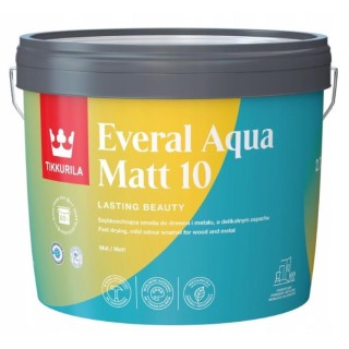 FARBA EVERAL 10 AQUA MATT BAZA C 2,7L TIKKURILA