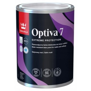 FARBA OPTIVA 7 SATIN BAZA A 0,9L ECO TIKKURILA