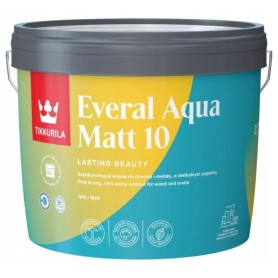 FARBA EVERAL 10 AQUA MATT BAZA A 2,7L TIKKURILA