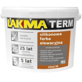 Farba elewacyjna silikonowa Silmal SN  Baza P1 10L Lakma