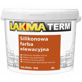 Farba elewacyjna silikonowa Silmal SN  Baza P1 4L Lakma