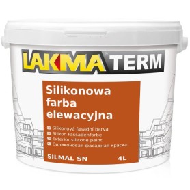 Farba elewacyjna silikonowa Silmal SN  Baza D2 4L Lakma