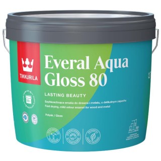 Farba Everal Aqua Gloss 90 Baza A 2,7L  Tikkurila