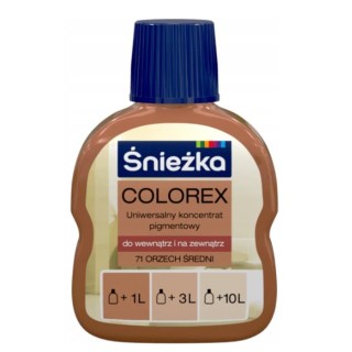 PIGMENT DO FARB COLOREX 71-ORZECH ŚREDNI 100ML