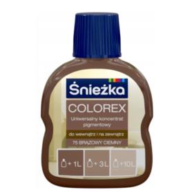 Pigment do farb Śnieżka Colorex 75  Brązowy Ciemny 100ML