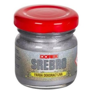 FARBA DEKORACYJNA SREBRO 25ml DOREX