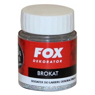 Brokat Srebrny 00 10G Fox Dekorator