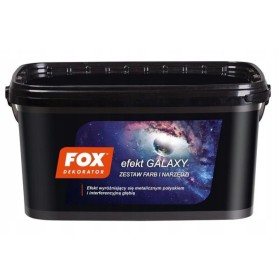 Farba Strukturalna Dekoracyjna Efekt Galaxy Green Zestaw Fox Dekorator