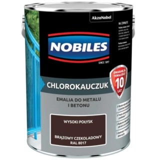 Emalia Nobiles Chlorokauczuk BRĄZ CZEKOLADOWY 5L