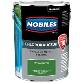 Emalia Nobiles Chlorokauczuk ZIELONY TRAWIASTY 5L/5.5L RAL6010