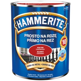 HAMMERITE GŁADKI CZERWONY  0.7L