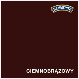 FARBA HAMMERITE GŁADKI CIEMNY BRĄZOWY 0.25L