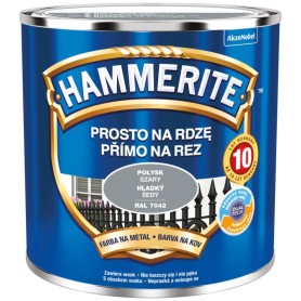 HAMMERITE GŁADKI SZARY 0.25L