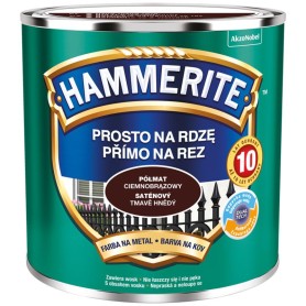 FARBA HAMMERITE PÓŁMAT CIEMNY BRĄZOWY 0.25L