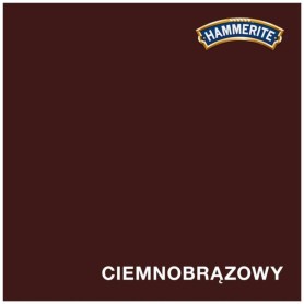 FARBA HAMMERITE PÓŁMAT CIEMNY BRĄZOWY 0.25L