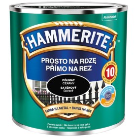 HAMMERITE PÓŁMAT CZARNY 0.25L