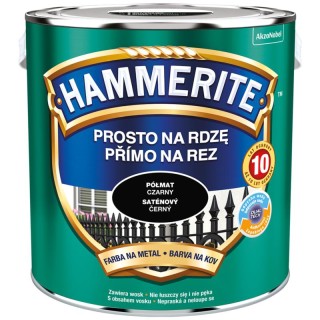 HAMMERITE PÓŁMAT CZARNY 2.5L