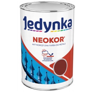 Jedynka Neokor Farba Antykorozyjna CZERWONY TLENKOWY 0.5L