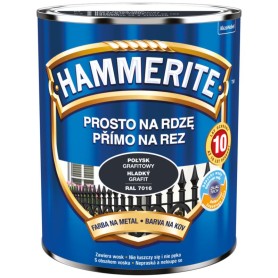 HAMMERITE GŁADKI GRAFITOWY 0.7L