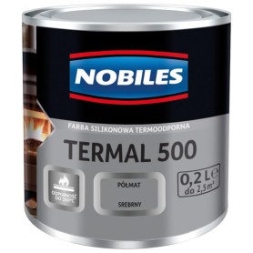 FARBA TERMAL 500 SREBRNY 0,2L NOBILES