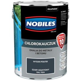 Chlorokauczuk Szary Grafitowy 5L Nobiles