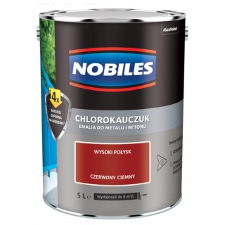 Chlorokauczuk Czerwony Ciemny 5L Nobiles