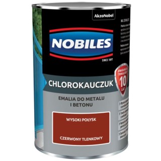 Chlorokauczuk Czerwony Tlenkowy 0,9L  Nobiles