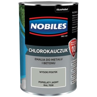 Chlorokauczuk Popielaty Jasny 0,9L  Nobiles