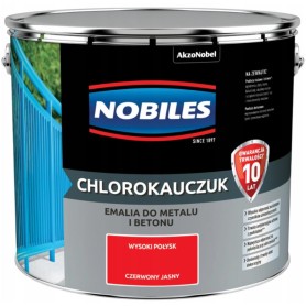 Chlorokauczuk Czerwony Jasny 10L Nobiles