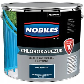 Chlorokauczuk Niebieski Gorczycowy 10L  Nobiles