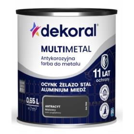 Farba antykorozyjna Multimetal Antracyt  0,65L Dekoral