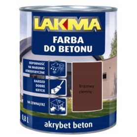 F-A AKRYBET BRĄZOWA 0,8L DO BETONU LAKMA