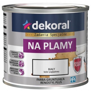 FARBA NA PLAMY RENOSTYL PLUS 0,4L DEKORAL ŚNIEŻNOBIAŁA