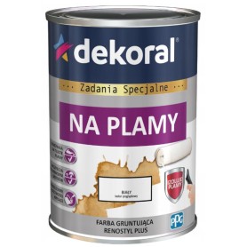 FARBA NA PLAMY RENOSTYL PLUS 0,9L DEKORAL ŚNIEŻNOBIAŁA