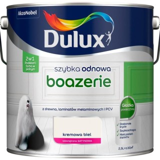 DULUX  SO BOAZERIE KREMOWA BIEL 2,5L