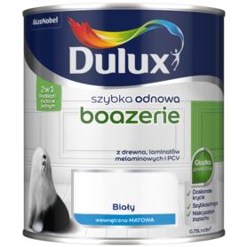 Dulux Szybka Odnowa Boazerie Biały Mat  0,75L