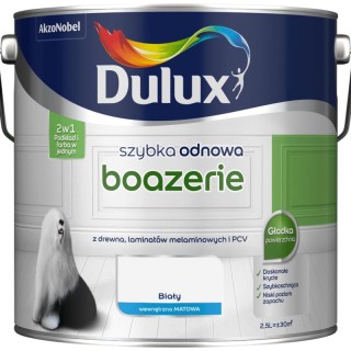 Dulux Szybka Odnowa Boazerie Biały Mat  2,5L