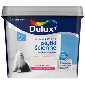 DULUX  SO PŁYTKI ŚCIENNE 0,75L KREMOWY BEŻ 1670084