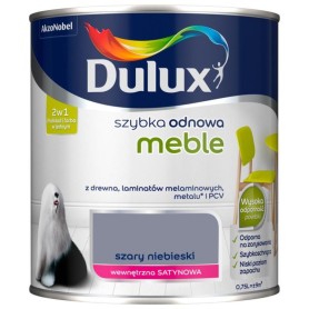 DULUX  SO MEBLE SZARY NIEBIESKI 0,75L