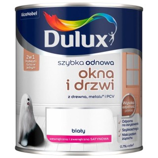 DULUX  SO OKNA I DRZWI BIAŁY 0,75L