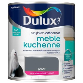 Farba Dulux Szybka Odnowa Grafit 0,75L Podkład do Mebli Kuchennych