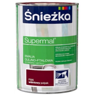 FARBA SUPERMAL EM.FTALOWA WIŚNIOWA 0,8l