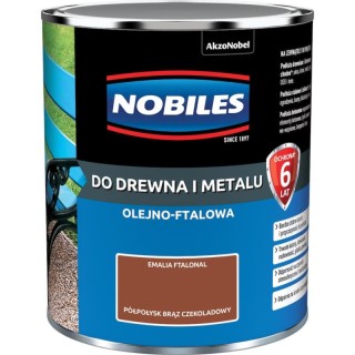 FARBA ALKIDOWA FTALONAL BRĄZOWY CZEKOLADOWY 0,9l NOBILES